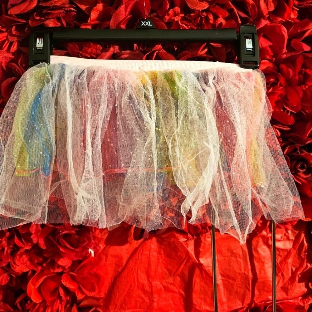 Danskin Girls Multicolor Tulle Skirt S/M (6/7)